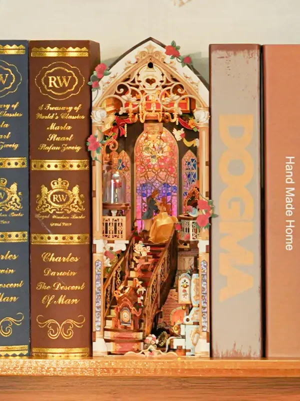 100001321_副本 Beauty and Beast - Magic Wand - DIY Book Nook & Music box Kit