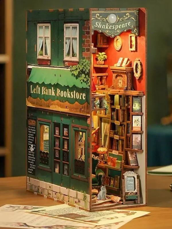 100001171_副本 Left Bank Bookstore Book Nook Kit