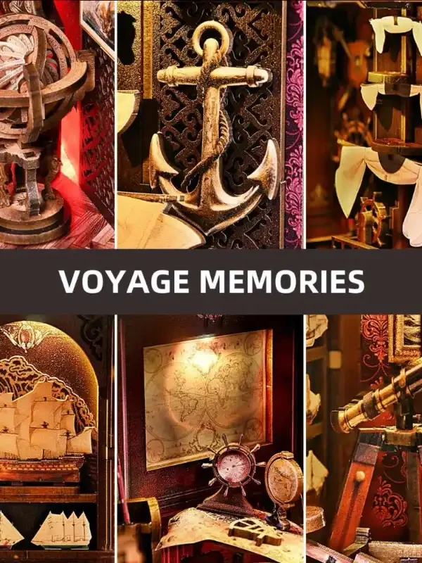 Voyager Sailing Memories DIY Book Nook Kit