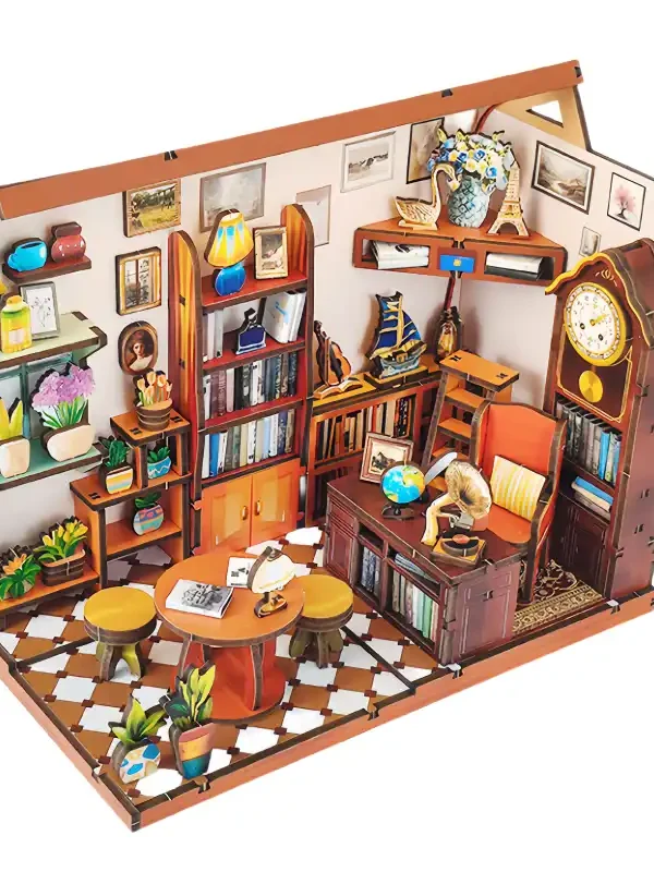 100000011158_副本 Corner Room Series DIY Mini Scene Moderate Difficulty Miniatures for Beginners