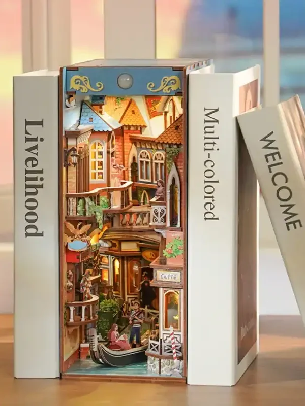 Venetian Reverie Gondola Book Nook Kit