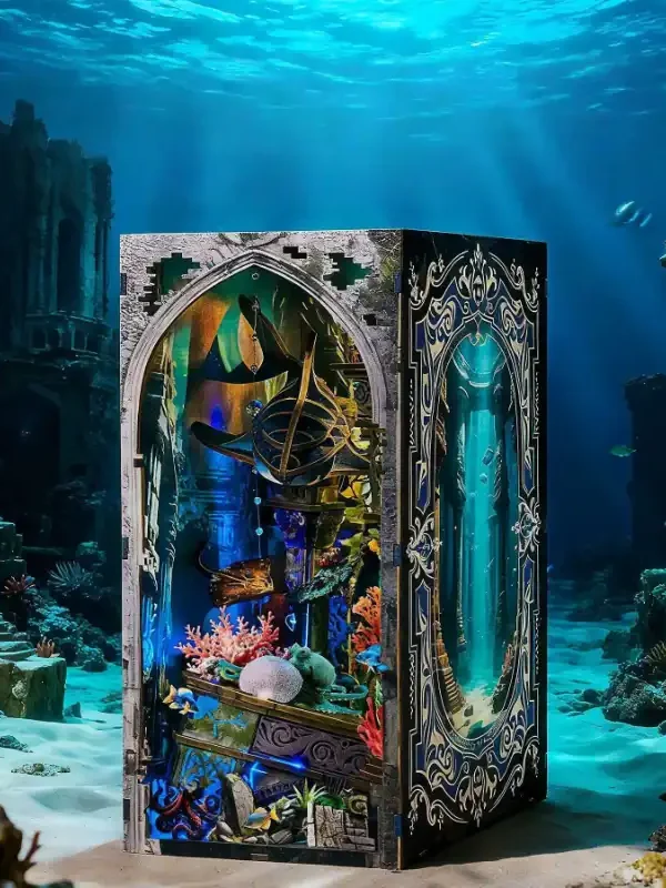 100000015_副本 Atlantis: The Lost City – Underwater World DIY Book Nook Kit