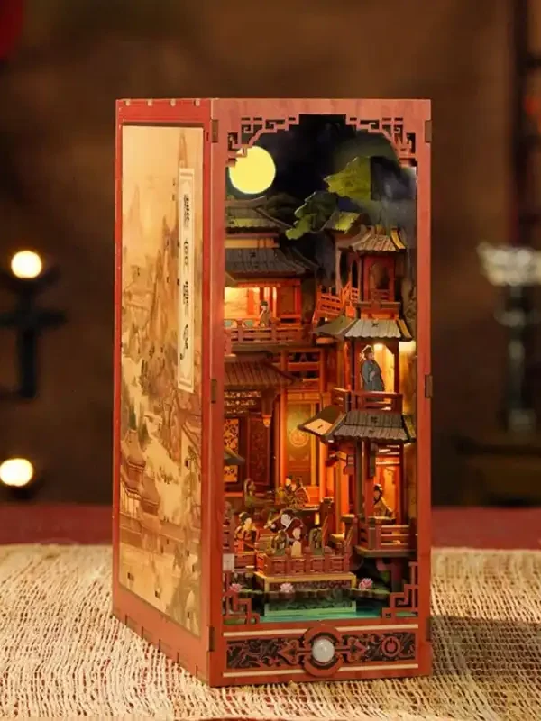 1000000765_副本 Han Palace at Dawn – National Museum of China – Drum-Beating Comic Figurine DIY Book Nook Kit