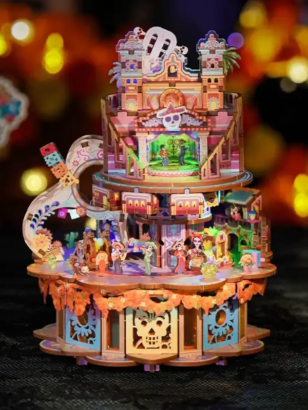 100000794_副本 Coco - Miguel’s Musical Dream - Día de los Muertos - DIY Music Box Kit
