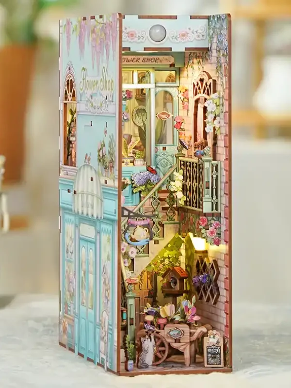 600000963_副本 The Alley Flower Shop DIY Book Nook Kit