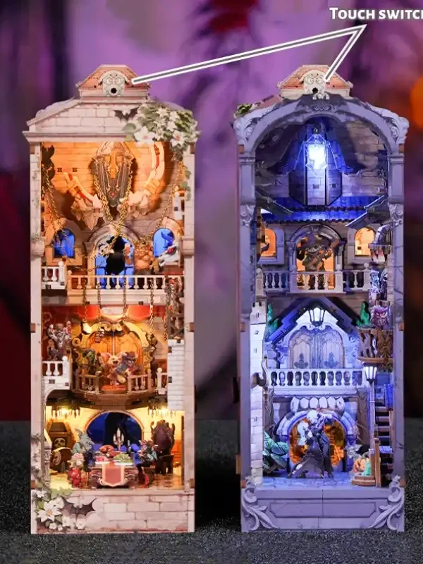 Monster Carnival Double-Sided Scene Design with the Magic Wand DIY Book Nook Kit