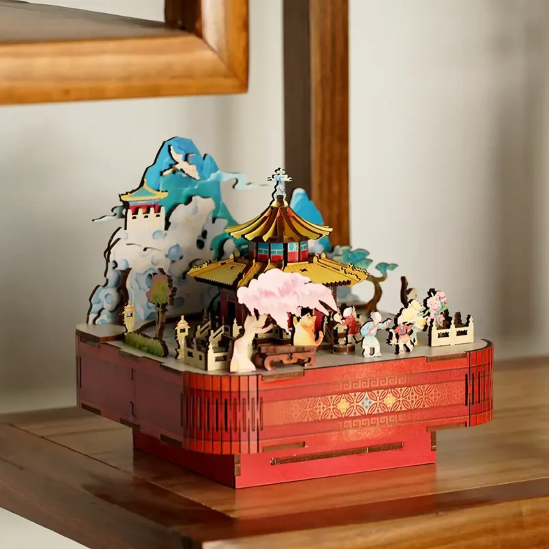 Chinese Traditional Art DIY Museum Inspired Music Box Kit Series
